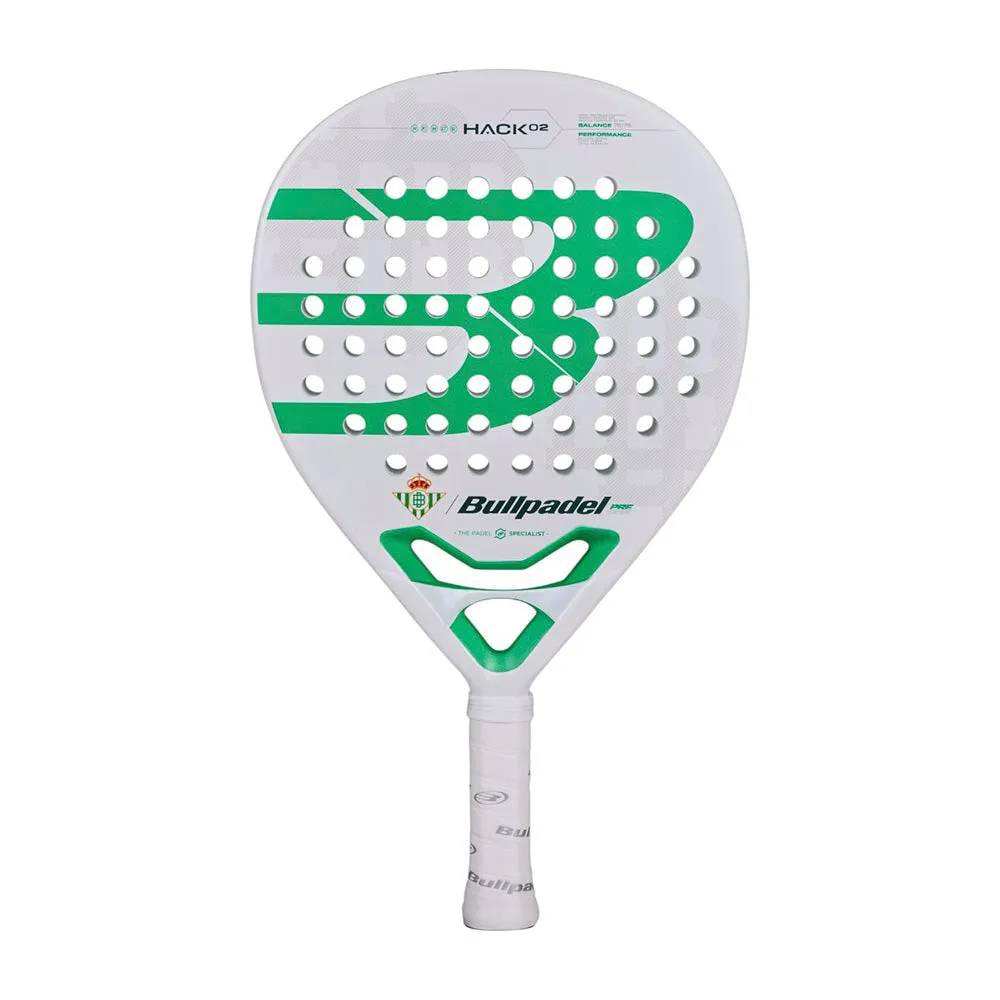 Bullpadel Hack 02 Betis - Pala de Pádel Édition Spéciale